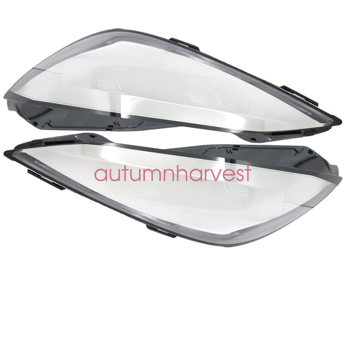 Right+Left Headlight Lens Headlamp Cover For 2023-2025 Chevrolet Corvette Z06
