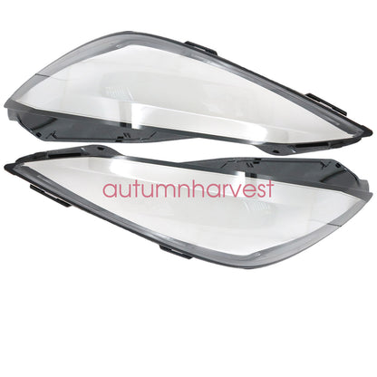 Right+Left Headlight Lens Headlamp Cover For 2023-2025 Chevrolet Corvette Z06