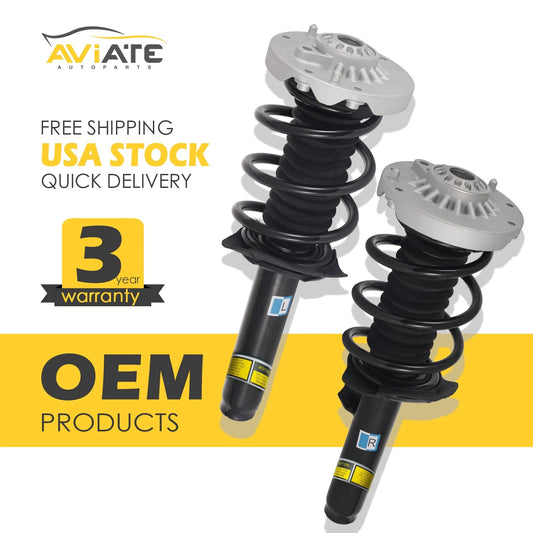 2x Front Struts Assys For 2012 2013-2019 BMW F30 F33 328xi 335i 428i xDrive AWD