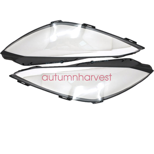 Right+Left Headlight Lens Headlamp Cover For 2023-2025 Chevrolet Corvette Z06