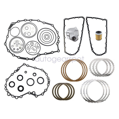 RE0F10A JF011E Auto Transmission Master Rebuild Kit Fits Nissan Mitsubishi Dodge