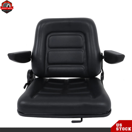 Universal Lawn Mower Tractor Seat Forklift Seat Adjustable With Armrest