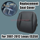 For 2007-2012 Lexus ES350 Driver Side Bottom Perforated Leather Seat Cover Black