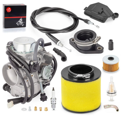 Carburetor With Kit For 2002-2004 Honda Foreman 450 TRX450FE TRX450FM Replaces