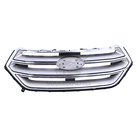 Fits For 2015 2016 2017 2018 Ford Edge Front Upper Bumper Grill Grille Chrome US