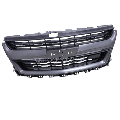Fits 2015-2020 Chevrolet Colorado Gloss Black Front Upper Grille Grill Replace