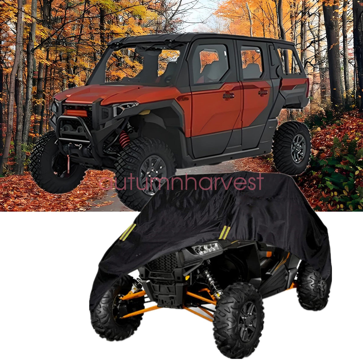 Dustproof All Weather General For Polaris RZR XP 4 Turbo S4 UTV Storage Cover
