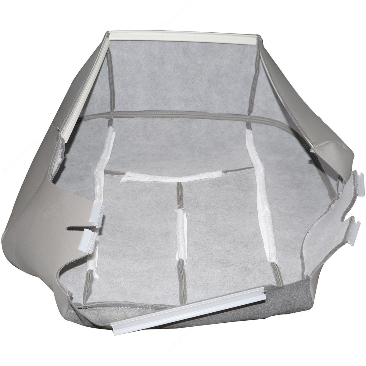 For 2003-2006 Chevy Silverado Leather Seat Cover Gray 922 LH & RH Side Bottom