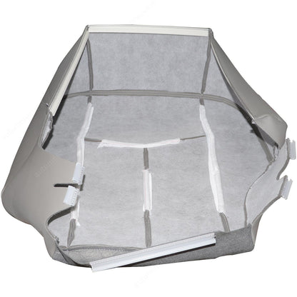 For 2003-2006 Chevy Silverado Leather Seat Cover Gray 922 LH & RH Side Bottom