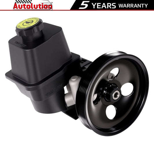For Isuzu Ascender 2007-2008 L6 4.2L Power Steering Pump w/ Pulley & Reservoir
