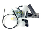 Carburetor Twist Handle Throttle Cable Set For Honda CRF50F 2004-2009 Dirt Bike