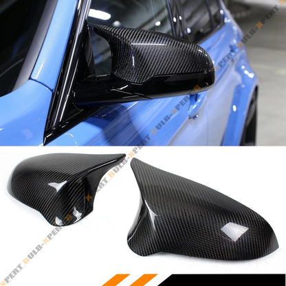 Replacemnt Real Carbon Fiber Mirror Caps Fits For F80 F82 F83 F87 M3 M4 M2 15-20