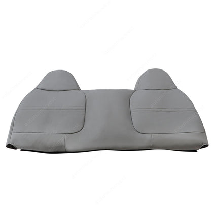For 1999-2002 Ford F450 F550 XL Replacement Bench Bottom & Top Seat Cover Gray