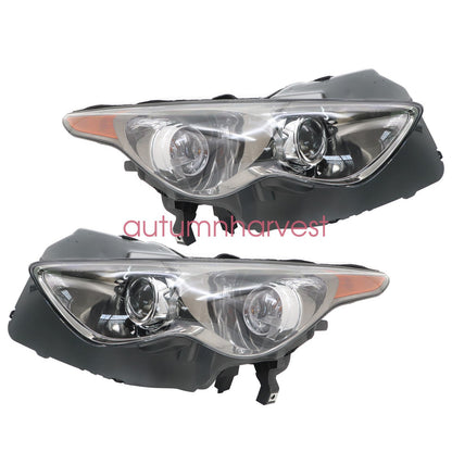 2x Headlights For 2009-2013 Infiniti FX35 FX50 QX70 14-17 w/o Sport Pkg Non-AFS