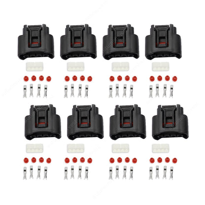 8 PACK Ignition Coil Plug Connector Kit For Toyota Lexus Camry Yaris