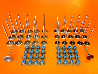 Fits 11-16 Ford F150 mustang GT 5.0L Intake Exhaust Valves + Valve Seals New