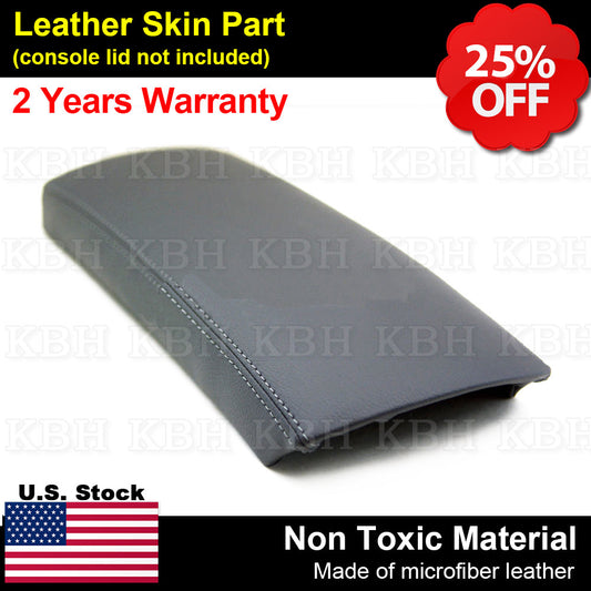 For 2005 2006 2007 2008 2009 Toyota Prius Leather Console Armrest Cover Gray