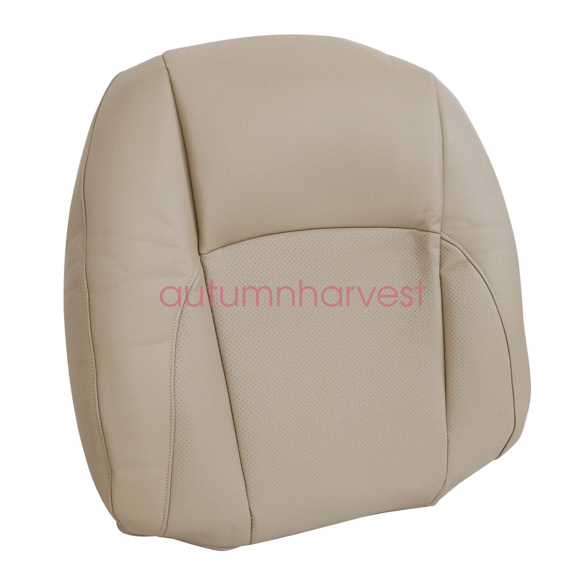 Fits 2007-2012 Lexus ES350 NEW Leather Driver Back Perforated Seat Cover Tan