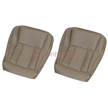 Driver & Passenger Bottom Leather Cover Oak Tan Fits 1996-2002 Toyota 4Runner US