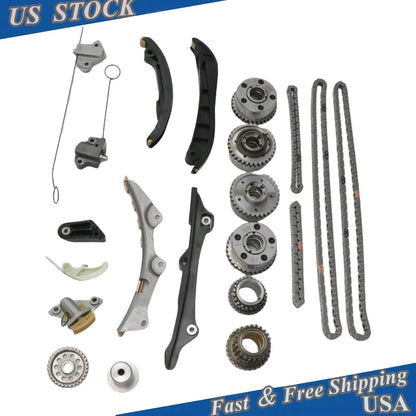 Fits 11-22 Chrysler 200 300 Dodge Jeep Ram V6 Timing Chain Kit VVT Sprocket NEW