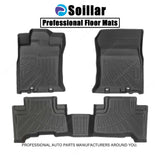 Floor Mats Liners Set For 2007-2014 Toyota FJ Cruiser Front-Rear All Weather TPE