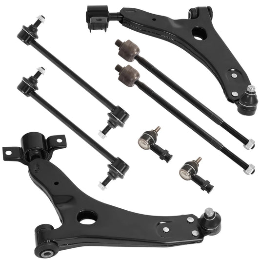 Fit Ford Focus 2006-2011 Suspension Kit 8pcs Front Lower Control Arms Tie Rods