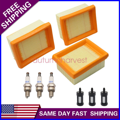 New Fits Stihl BR800 BR800X BR800C Backpack Leaf Blower Air Fuel Filters Kit 3x