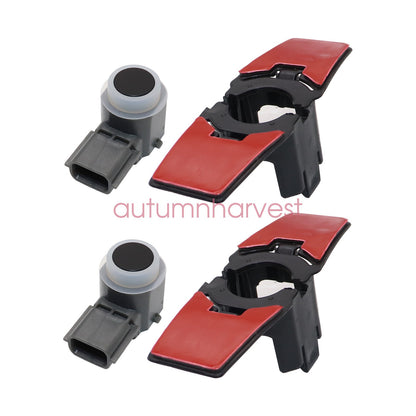 2x Parking Sensor With Bracket Set For Infiniti Q50 Q60 285335ZA0A 284384GA1A