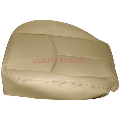 For 2003 2004 2005 2006 Chevy Tahoe Driver Bottom Seat Cover Shale Light Tan