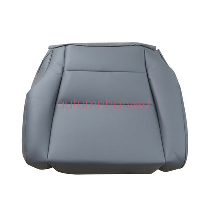 FOR 2007-2011 Honda CRV CR-V Driver&Passenger BOTTOM Leather Seat Cover GRAY