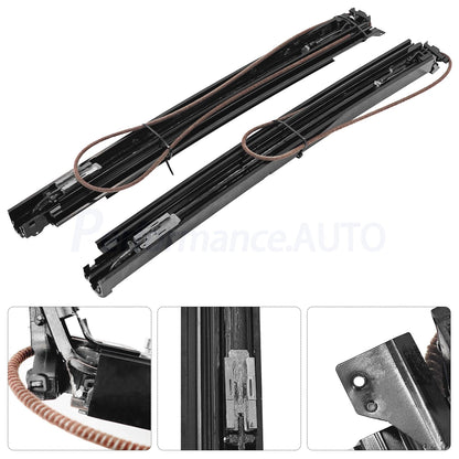 L + R Side Panoramic Sunroof Tracks for Mercedes CLA-Class C117 2014 2015-2020