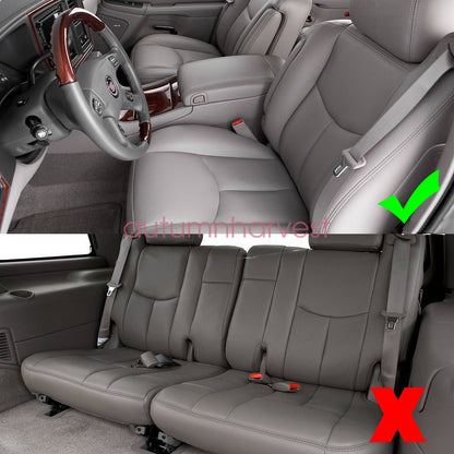 Fits 2003 2004 2005 2006 Cadillac Escalade Driver & Passenger Bottom Seat Cover