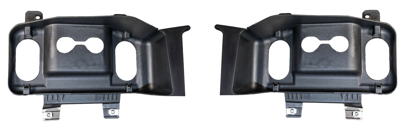 Front Bumper Tow Hook Trim Cover Panels Fit Ford F250 F350 Super Duty 2017-2019