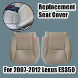 For 2007-2012 Lexus ES350 Both Side Perforated Bottom Seat Cover Leather - Tan