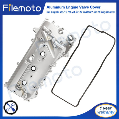 Engine Valve Cover for 07-17 Toyota Camry 13-15 Lexus RX350 Base wo/hybrid