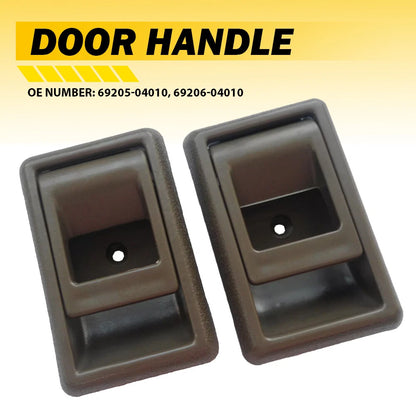 Fits 1988-2000 Toyota Corolla/Tercel Left+Right Door Handle Inner Indoor Brown