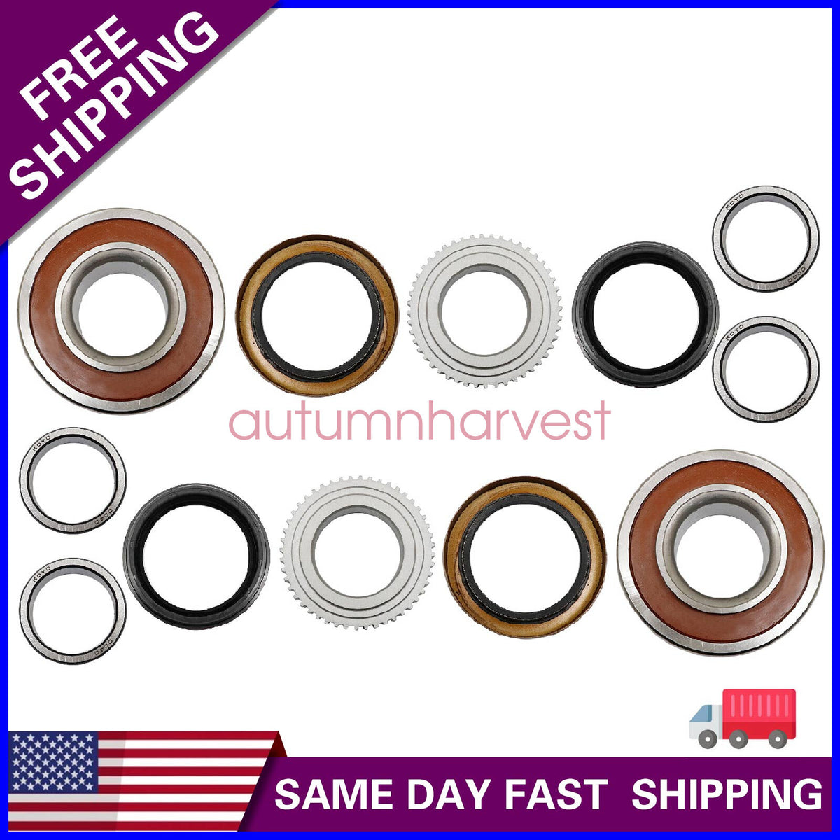 Fit For Toyota 4RUNNER TACOMA TUNDRA ABS Rear Wheel Bearing & Seal Kit
