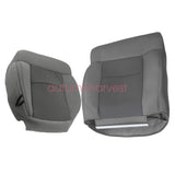 Fits 2004-2008 Ford F150 XLT Passenger Bottom & Top Cloth Seat Cover Flint Gray