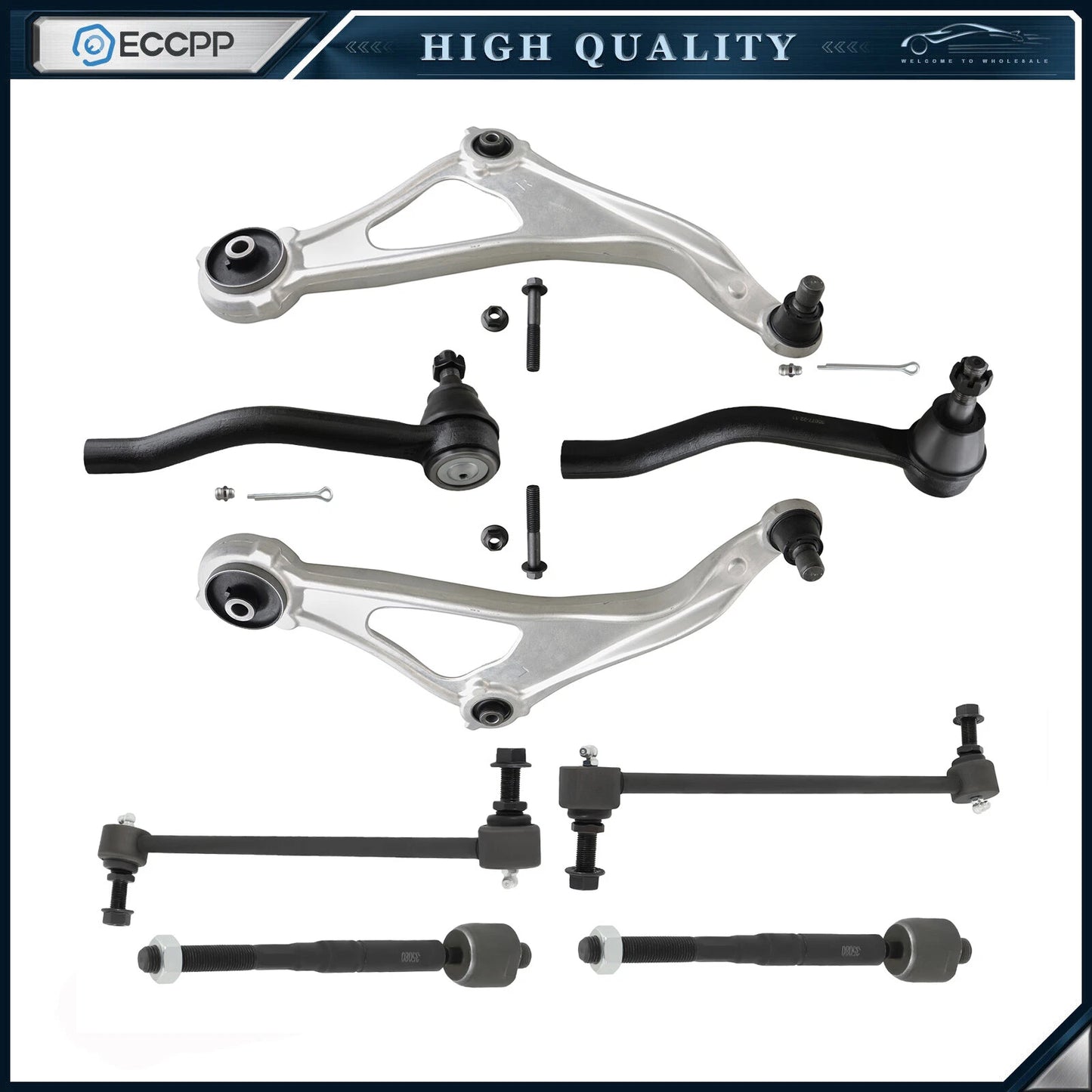 For Nissan Maxima Altima 2016-2018 Front Lower Control Arm Ball Joint Sway Bars