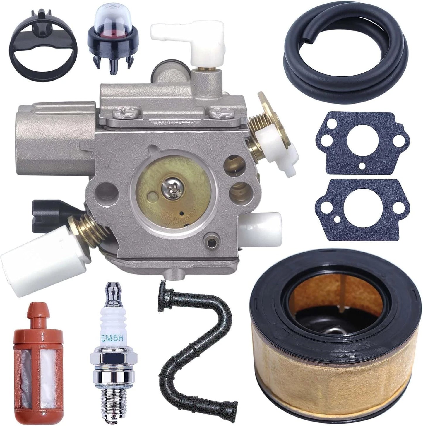 Carburetor With Primer Bulb For STIHL MS231 MS251 MS231C MS251C Chainsaw Tune Up