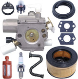 Carburetor With Primer Bulb For STIHL MS231 MS251 MS231C MS251C Chainsaw Tune Up