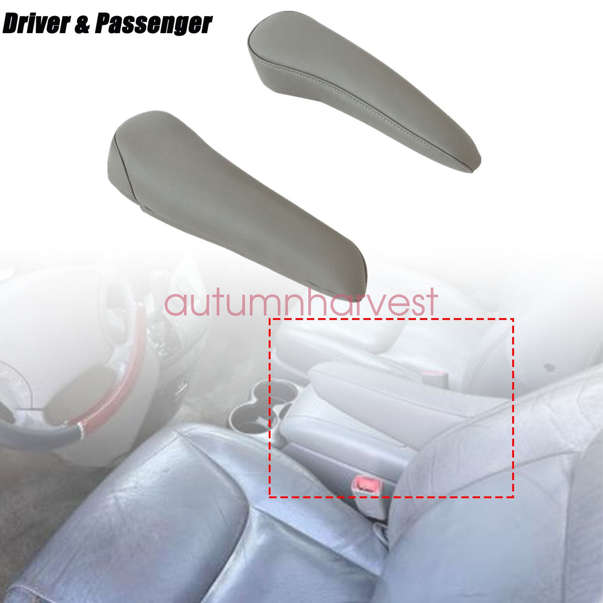 2005 2006 2007 2008 2009 2010 For Toyota Sienna Front Side Seat Armrest Cover