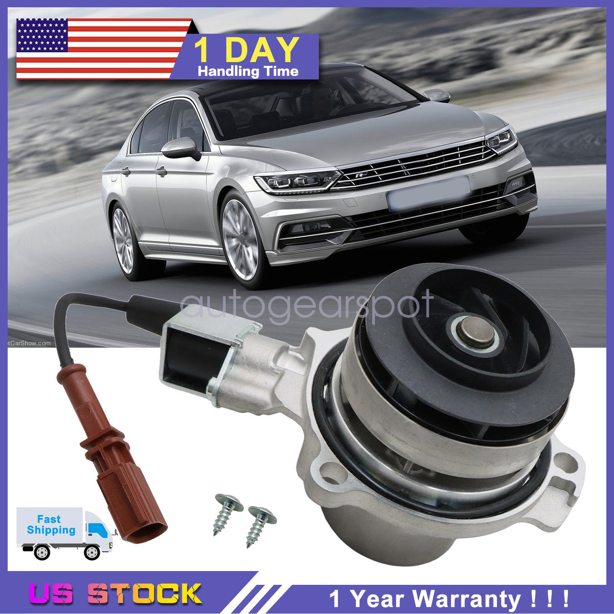 04L121011N Water Pump For Volkswagen Golf Golf SportWagen Jetta Beetle Audi A3