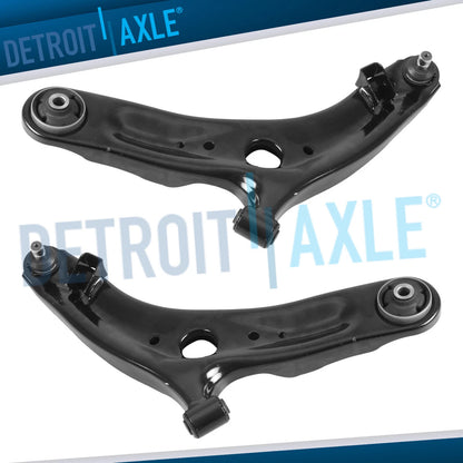 1Pair Front Lower Control Arms with Ball Joints For 2010-2013 Kia Soul 2.0L New
