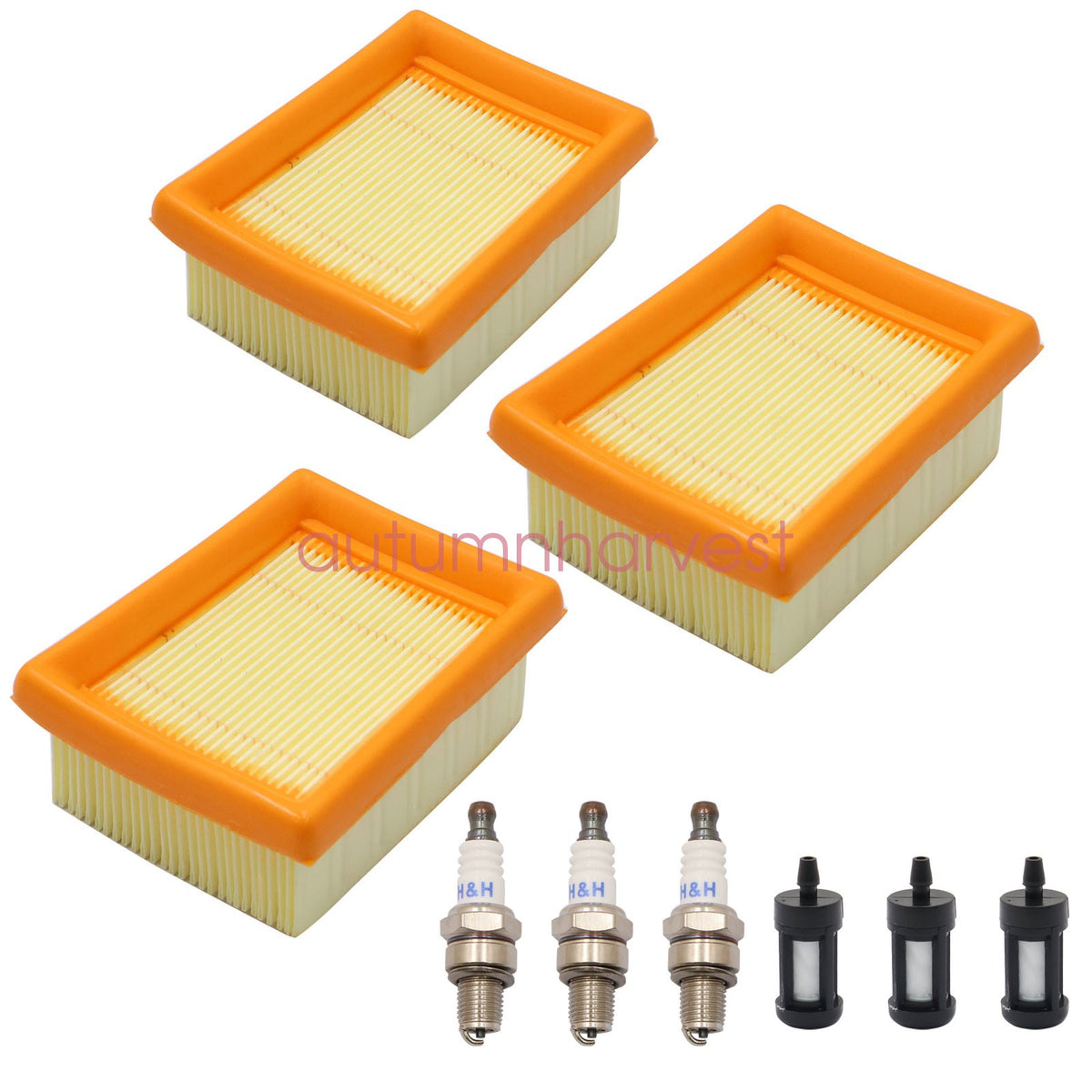 New Fits Stihl BR800 BR800X BR800C Backpack Leaf Blower Air Fuel Filters Kit 3x