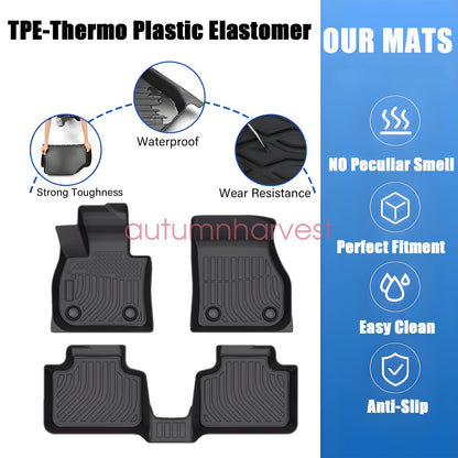Floor Mats Liners 3D TPE For 2025 Mini Countryman (Not For SE/Electric Models)