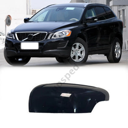 NEW Fit 2010-2013 Volvo XC60 Black Left Driver Side Rearview Mirror Cap Cover US