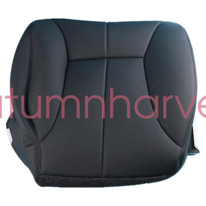 Driver Bottom-Back Leather Seat Cover Black For 1998-02 Dodge Ram 1500 2500 3500