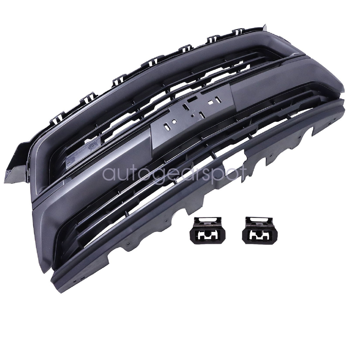 Fits 2015-2020 Chevrolet Colorado Gloss Black Front Upper Grille Grill Replace