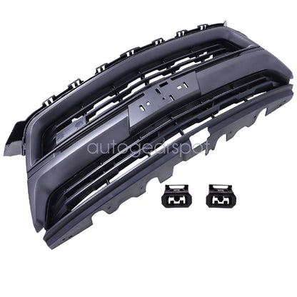 Fits 2015-2020 Chevrolet Colorado Gloss Black Front Upper Grille Grill Replace